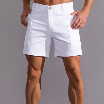 Herrar Utility-shorts i stretchbomullsmix – Finn