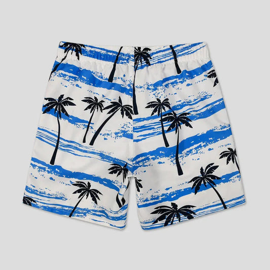 Herr Casuella Sommarshorts | Palm Design