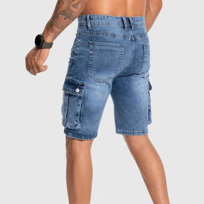 Herr Denim Cargo-shorts – Sommarkläder