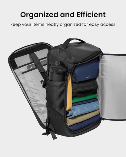 38L TSA-vänlig handbagage-ryggsäck med laptopfack