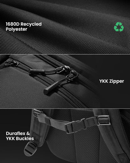 38L TSA-vänlig handbagage-ryggsäck med laptopfack
