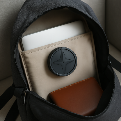 Kompakt magnetisk GPS-tracker – positionsbestämning i realtid för fordon, husdjur och värdesaker – USB-uppladdningsbar