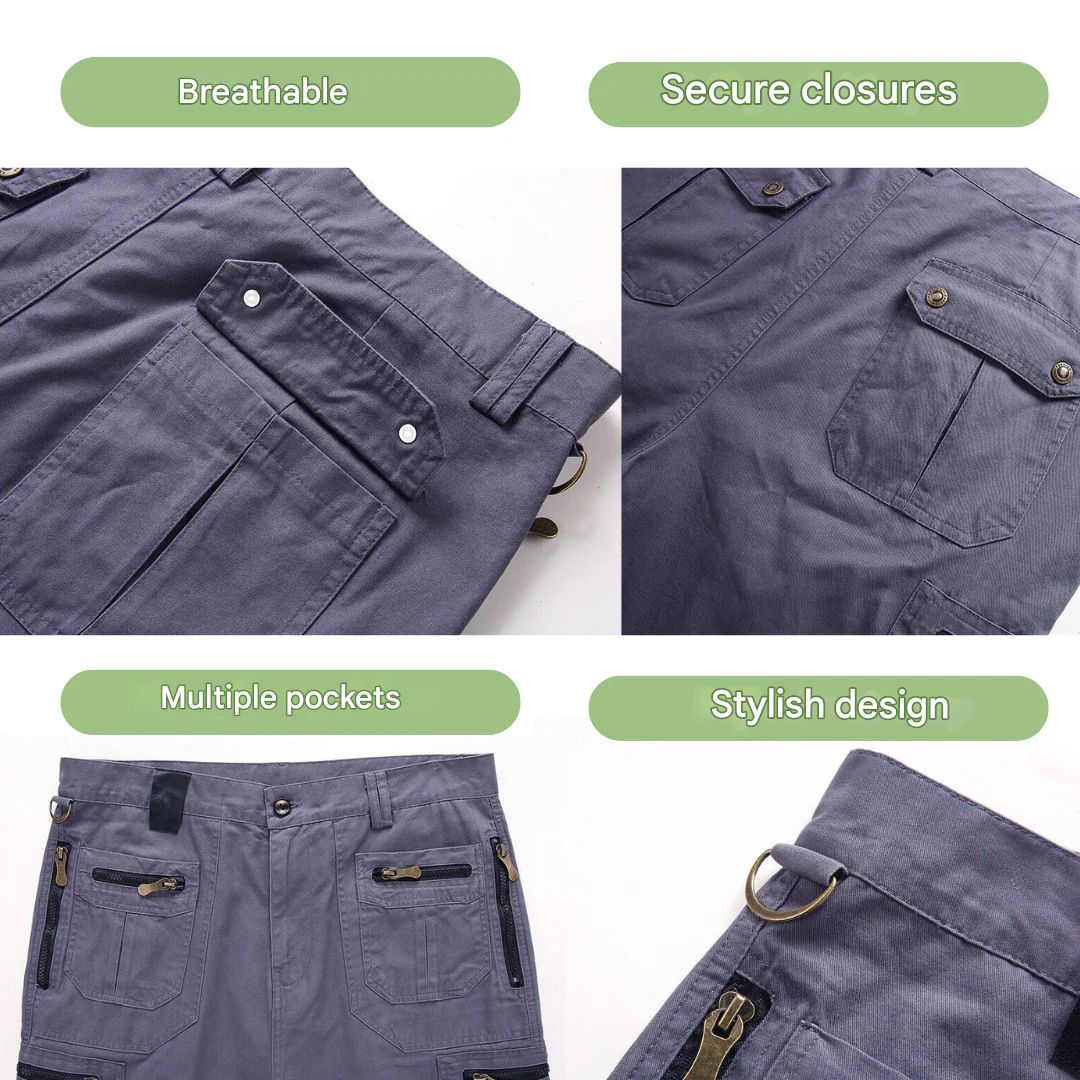 Snabbtorkande utomhus cargoshorts för män – TrailFlex