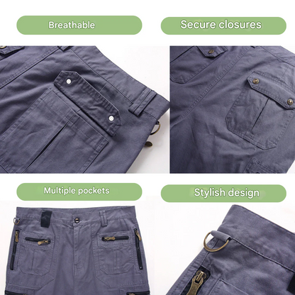 Snabbtorkande utomhus cargoshorts för män – TrailFlex