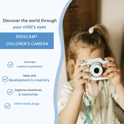 Barnkamera med foto- och videoinspelning – robust och lättanvänd