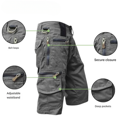 Snabbtorkande utomhus cargoshorts för män – TrailFlex