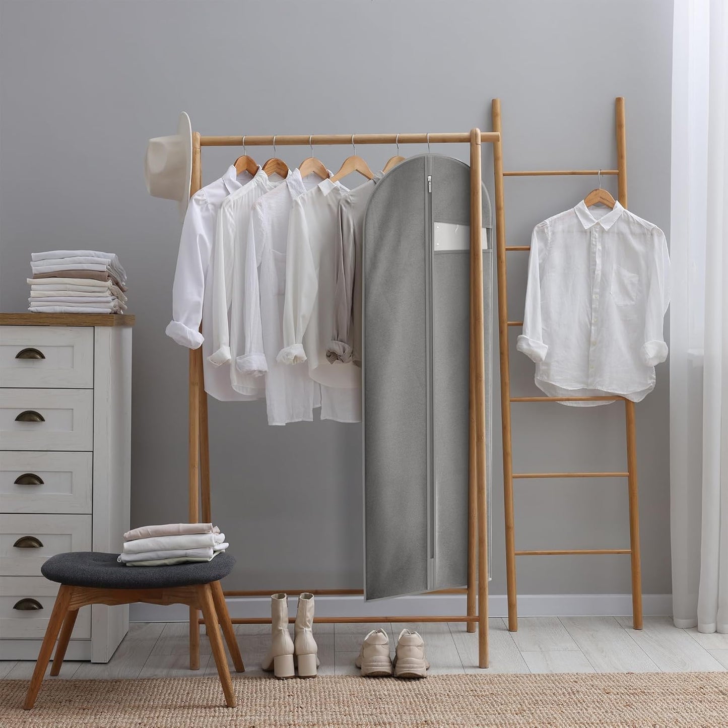 Tung reseklädpåse med genomskinligt fönster och tillbehörsfack – 2 för priset av 1