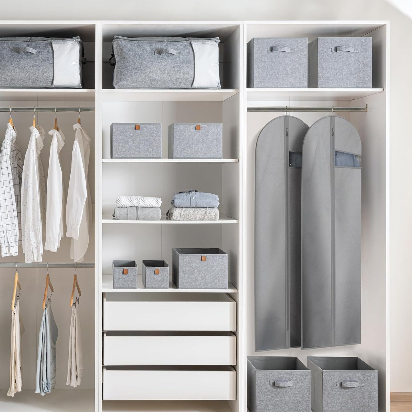 Tung reseklädpåse med genomskinligt fönster och tillbehörsfack – 2 för priset av 1