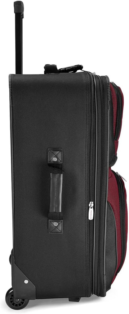 8-delars softshell-resväskeset med packningskuber och TSA-lås – TravelMax