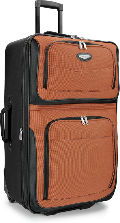 8-delars softshell-resväskeset med packningskuber och TSA-lås – TravelMax