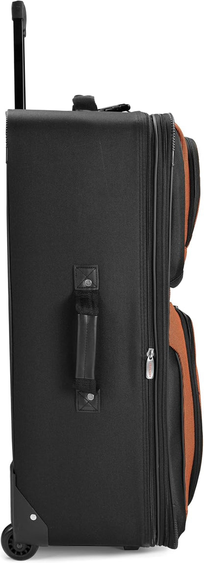 8-delars softshell-resväskeset med packningskuber och TSA-lås – TravelMax