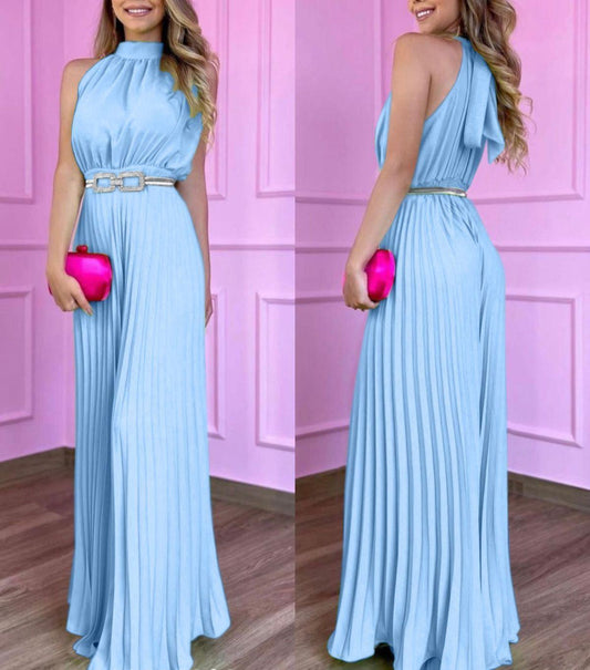 Plissébyxdress - Gaia | Vacker luftig sommarlook