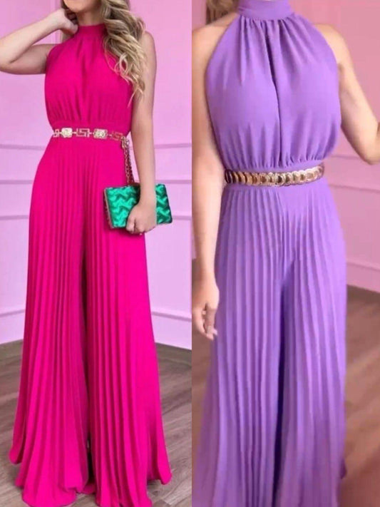 Plissébyxdress - Gaia | Vacker luftig sommarlook