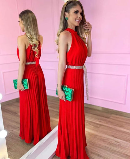 Plissébyxdress - Gaia | Vacker luftig sommarlook