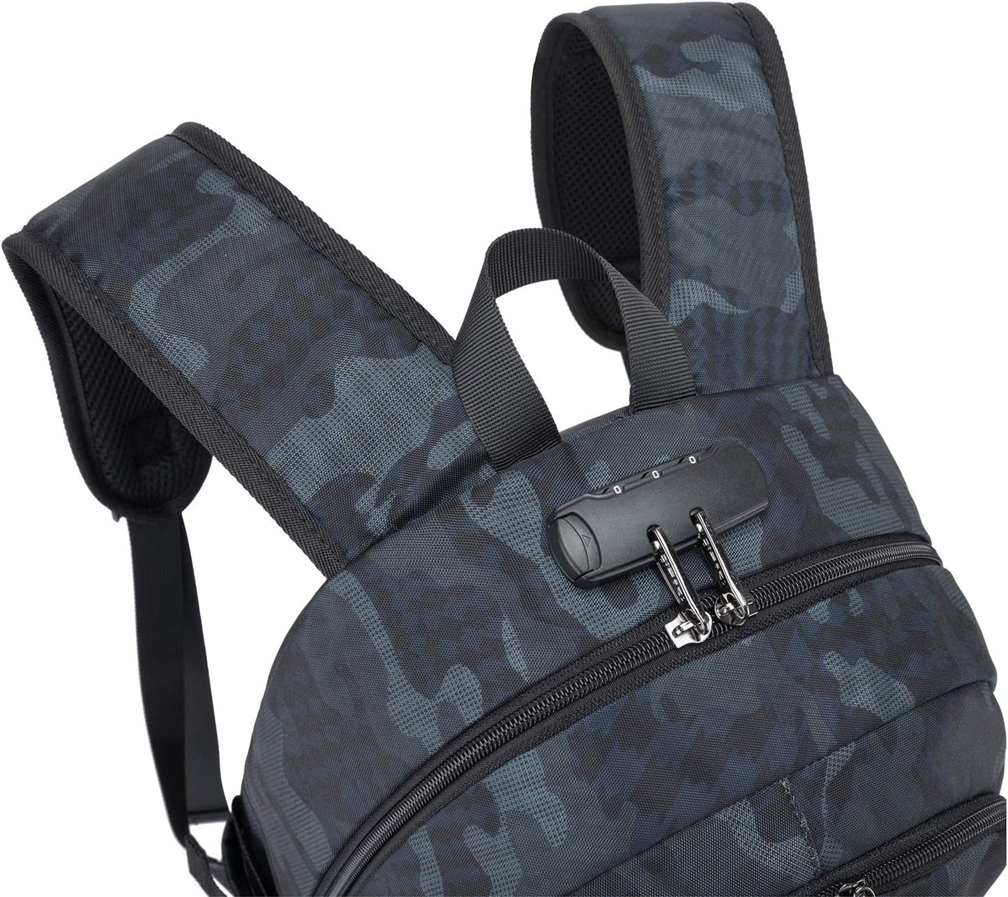 Extra stor anti-stöld laptop- och reseryggsäck med USB-port – 30–50 L