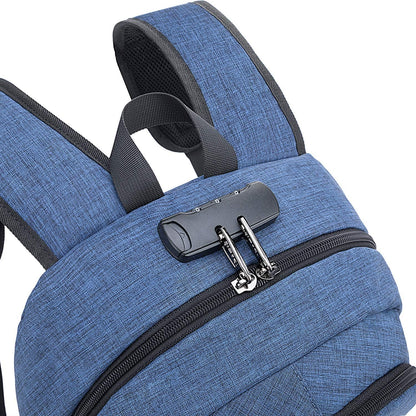 Extra stor anti-stöld laptop- och reseryggsäck med USB-port – 30–50 L