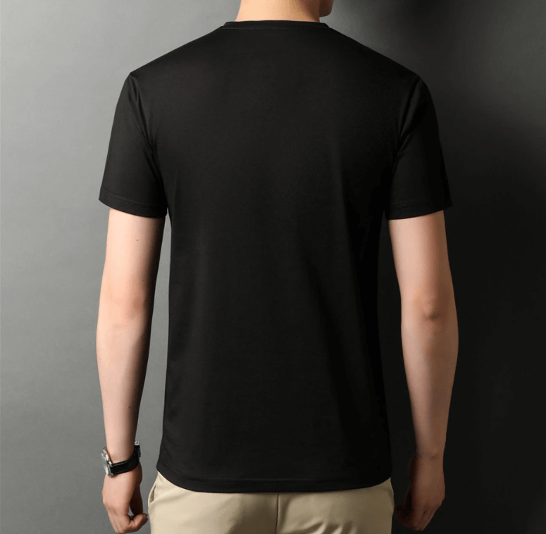 Slim Fit V-ringad T-shirt herr – Bekväm & vardaglig – Jonas