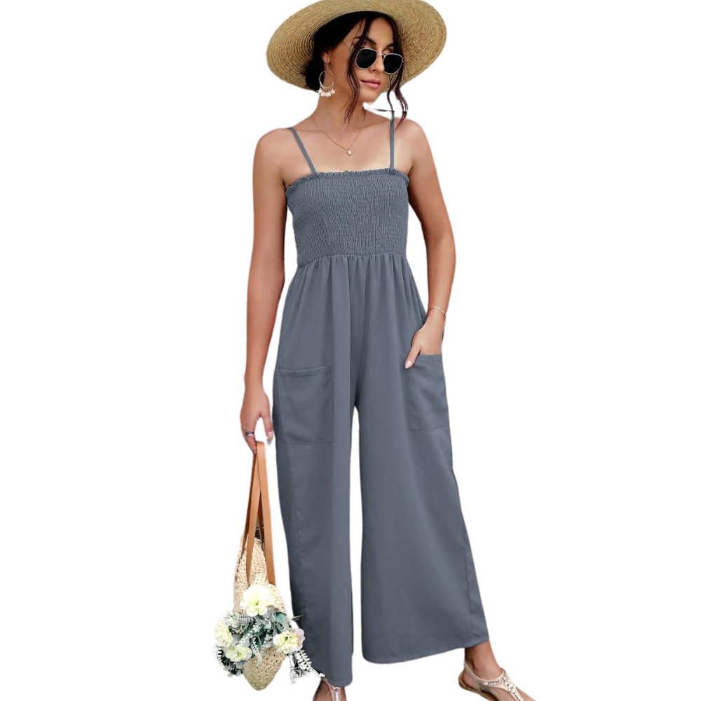 Sommarin damoverall med spaghettiband i vintage-stil - RetroLuft