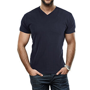 Slim Fit V-ringad T-shirt herr – Bekväm & vardaglig – Jonas