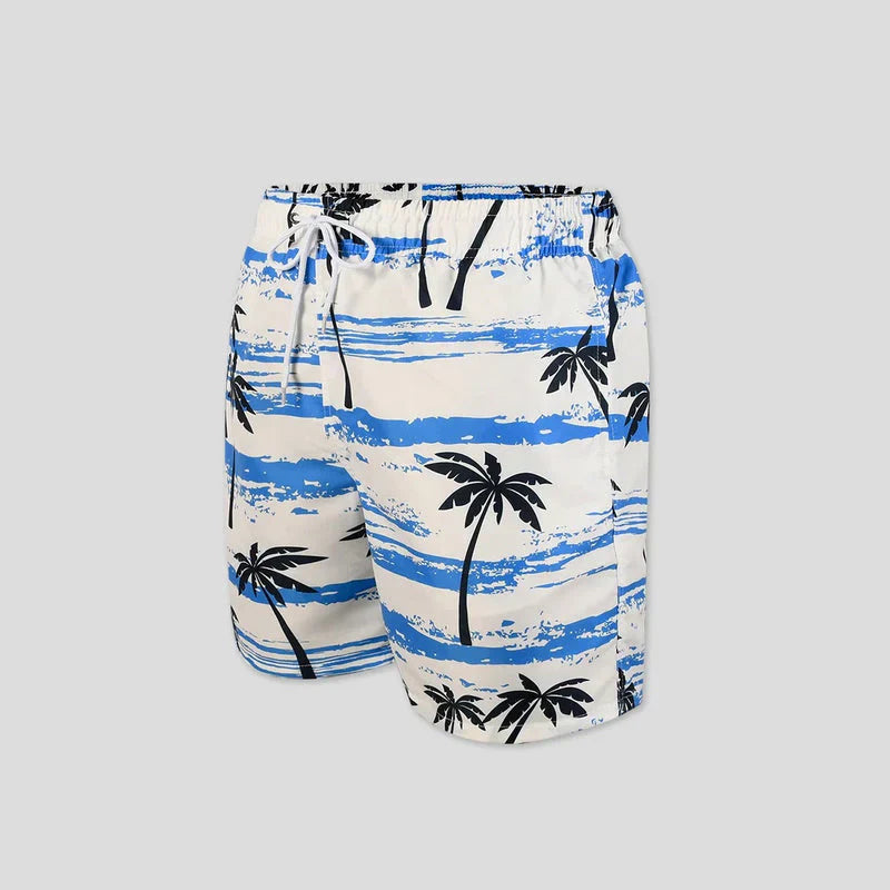 Herr Casuella Sommarshorts | Palm Design