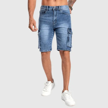 Herr Denim Cargo-shorts – Sommarkläder