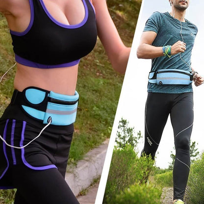 Vattenavvisande löparbälte – 2 för priset av 1 fitness- och reseväska