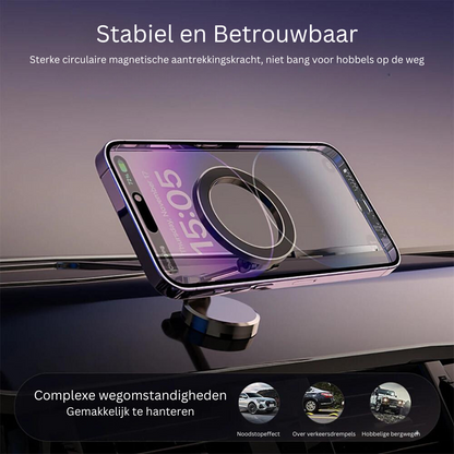 Magnetisk telefonhållare med metallbas – GripMount (1+1 GRATIS)