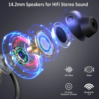 Wireless Earbuds with Clear Sound & Long Battery Life – SecureFit (Buy 1, Get 1 FREE)-Rose Gold-State of Style