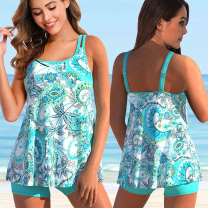 Plus-size tankini för strand och pool - Marielle